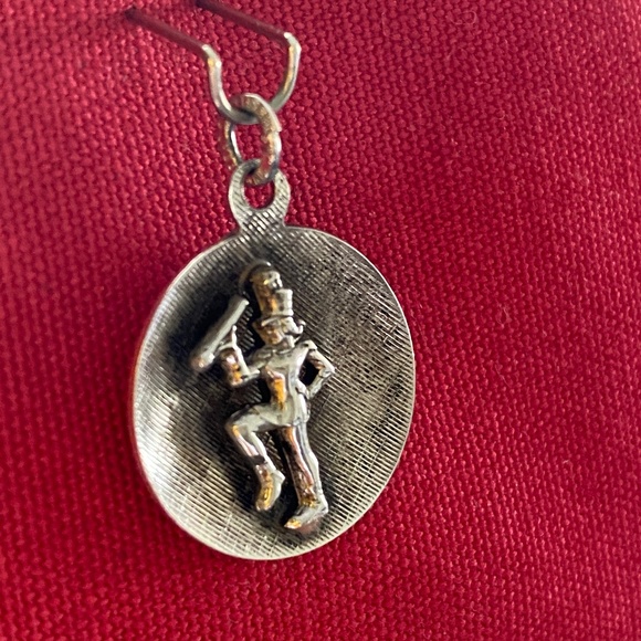 VTG I JMS I Sterling Drum Majorette + Baton Charm - Picture 10 of 16